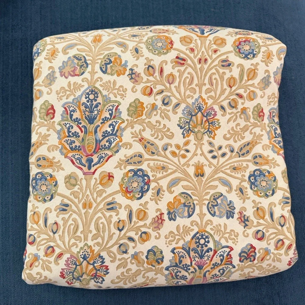 Vintage Ralph Lauren Marrakesh Rug King Size Duvet Comforter Cover Beige Sateen